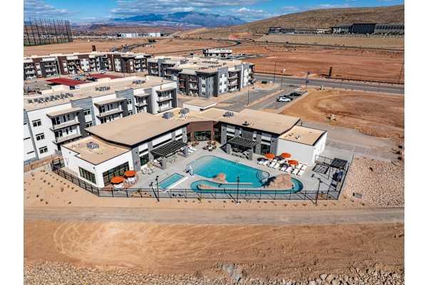 Aerial view of community4 at The Vue At Desert Color, St. George, UT, 84790